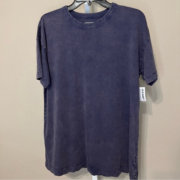 Old Navy Purple Short Sleeve Tee Classic Fit - Picture 1 of 3